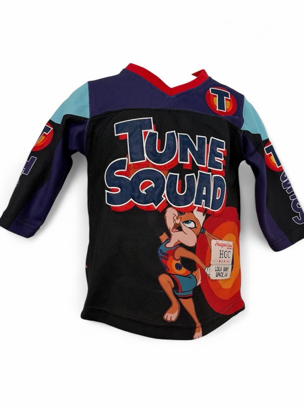 Tune Squad Kids' Graphic Jersey Tee - Black, Blue & Red